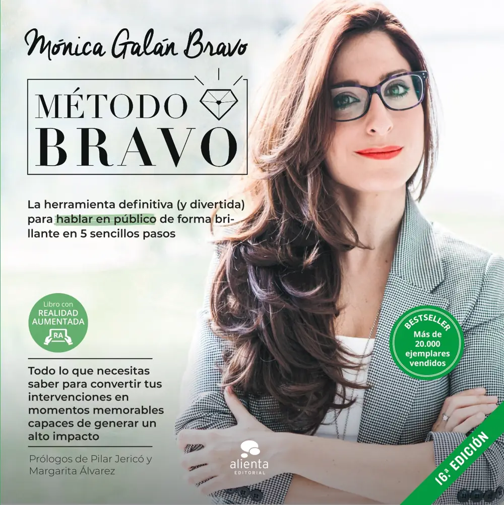 Libro Método BRAVO de Mónica Galán sobre comunicación y hablar en público