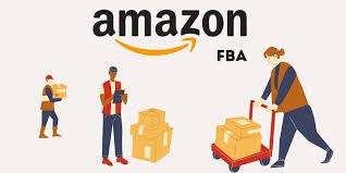 esquema de como funciona Amazon FBA con almacenamiento y envío desde Amazon