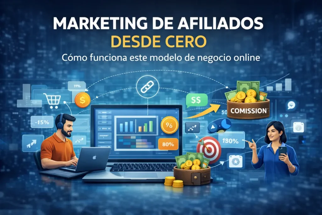 marketing de afiliados desde cero cómo funciona este modelo de negocio online