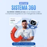 Fabio Serna explicando el sistema de contenidos magnéticos de Sistema 360