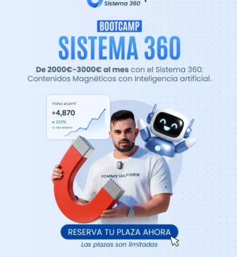 Fabio Serna explicando el sistema de contenidos magnéticos de Sistema 360
