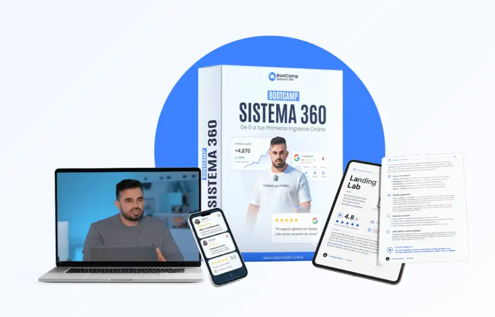contenido bootcamp sistema 360 curso afiliacion reseñas google